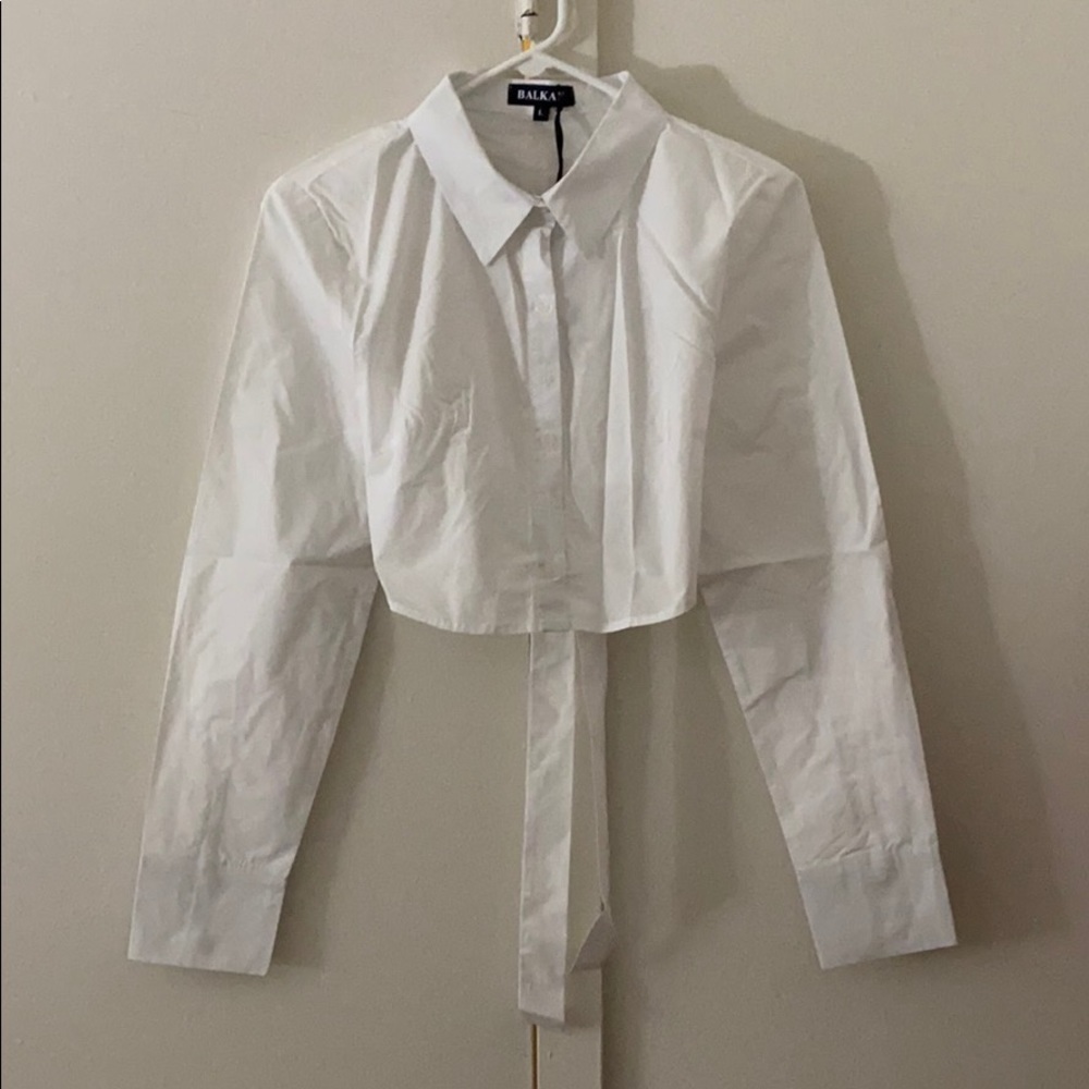 Open back shirt